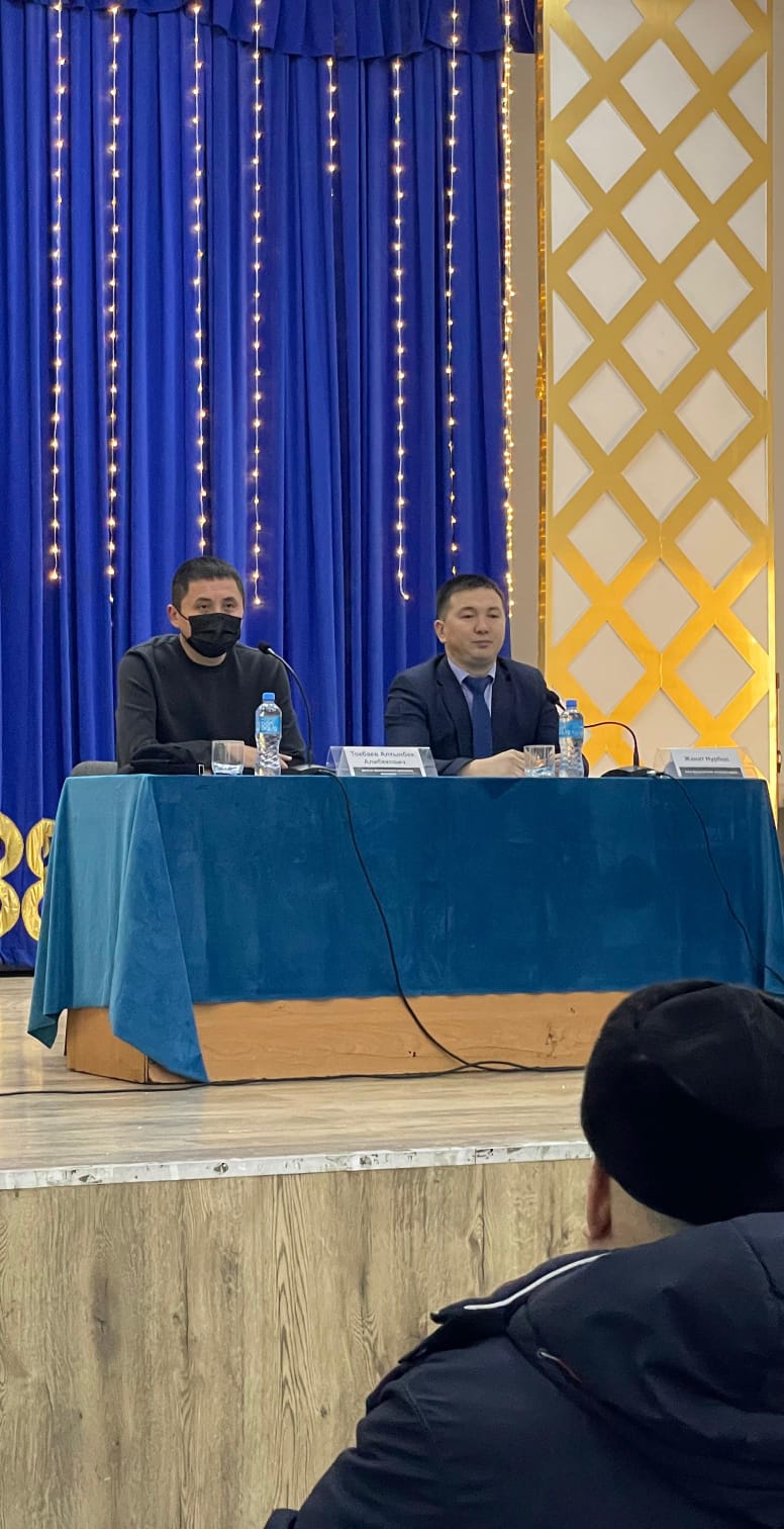 Сараба және Бұлақсай ауылдық округтерінің сайлаушыларымен кездесу