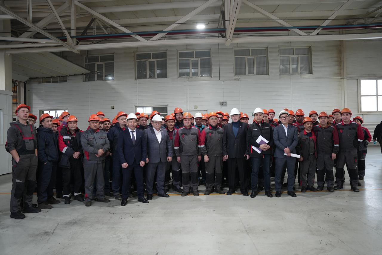 В Акмолинской области состоялась встреча с коллективом частной компании «Kazrost Engineering Ltd»