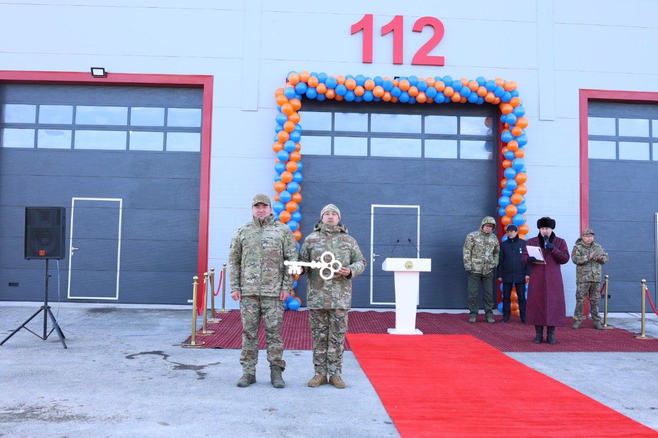 Байғанин ауданында жаңа өрт сөндіру депосы ашылды