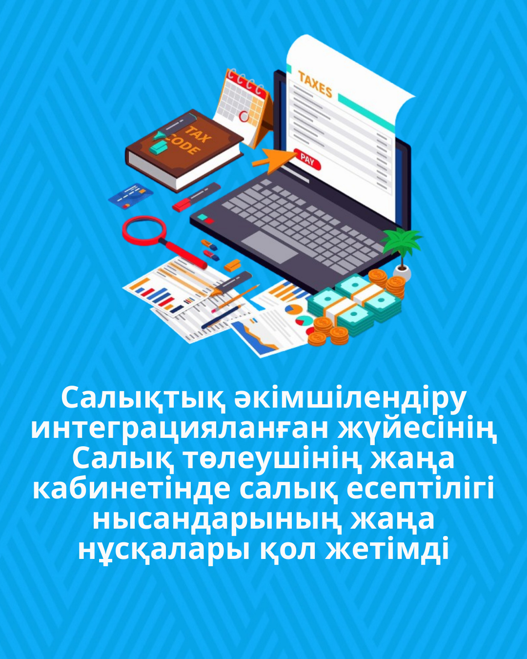 Салықтық әкімшілендіру интеграцияланған жүйесінің Салық төлеушінің жаңа кабинетінде салық есептілігі нысандарының жаңа нұсқалары қол жетімді