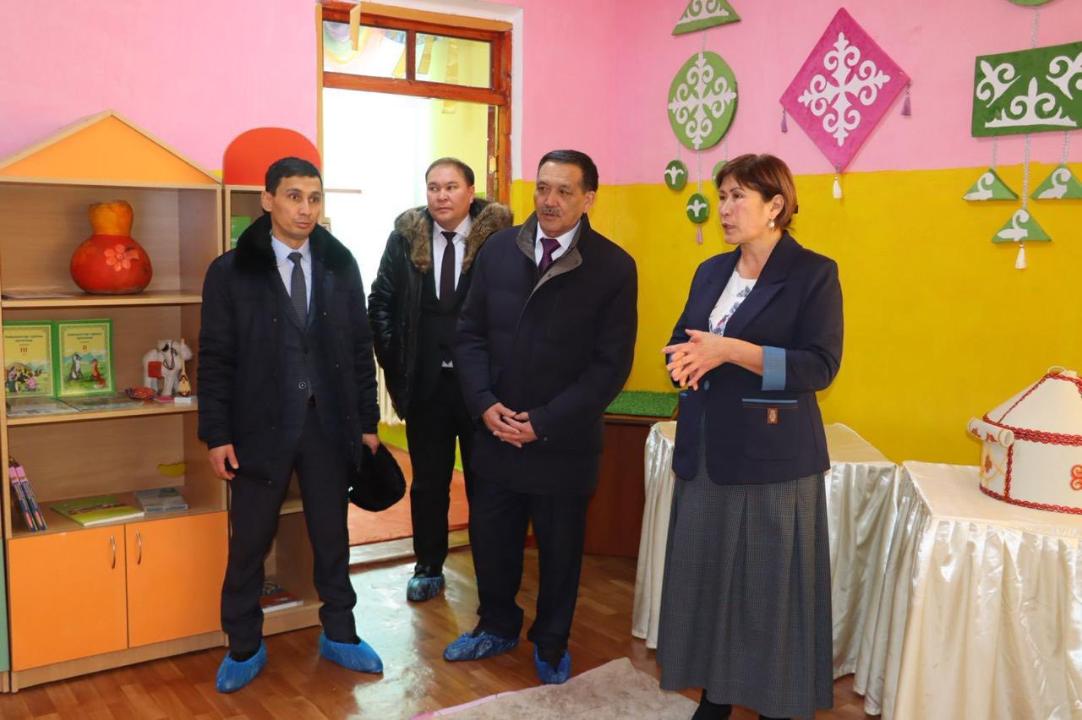 Шіркейлі ауылындағы әлеуметтік нысандар жұмысымен танысты