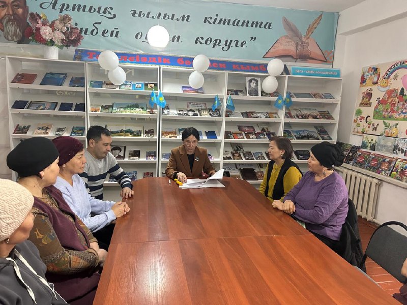 Хантау ауылында тұрғындарға Конституция жобасы түсіндірілді