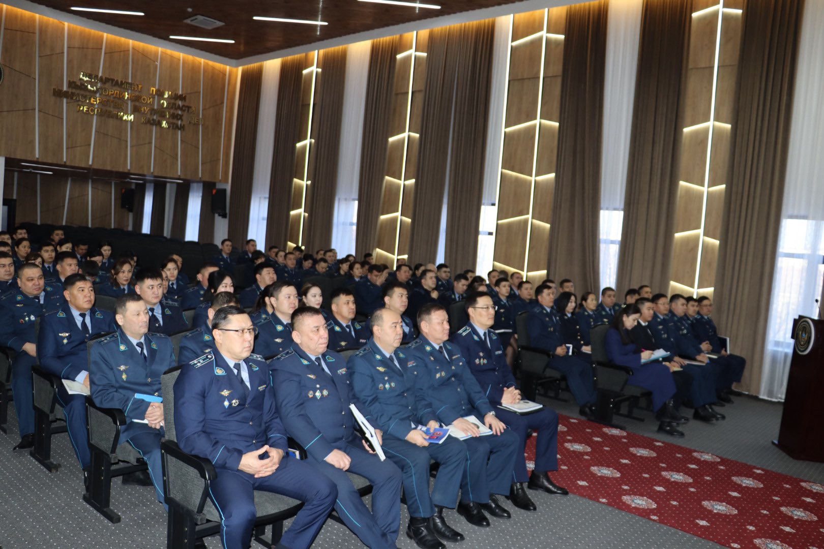 Қызылордалық полицейлерге кезекті арнайы даярлық сабағы өткізілді