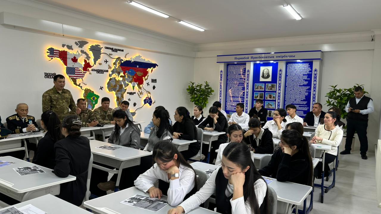 Мектепте танымдық кездесу өтті