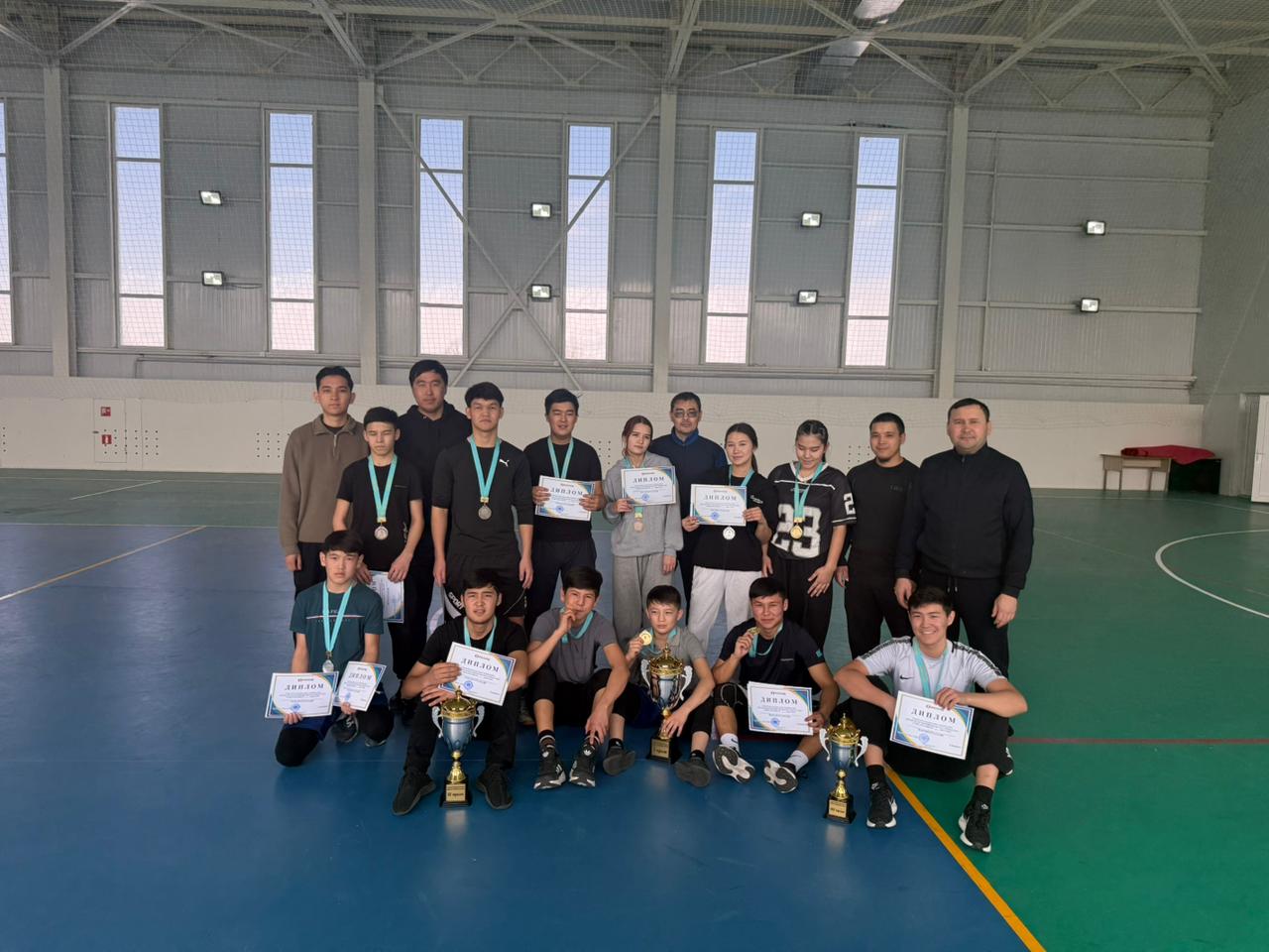 Сарыкемерде эстафеталық ойындар ұйымдастырылды