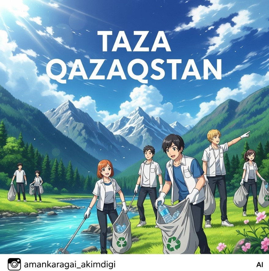 Қазақстанымыздың әрбір бұрышы көздің жауын алатындай таза болса екен!