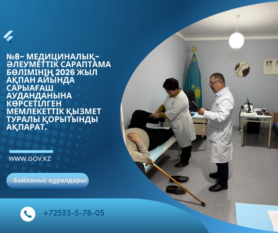 Мемлекеттік қызмет туралы қорытынды ақпарат.