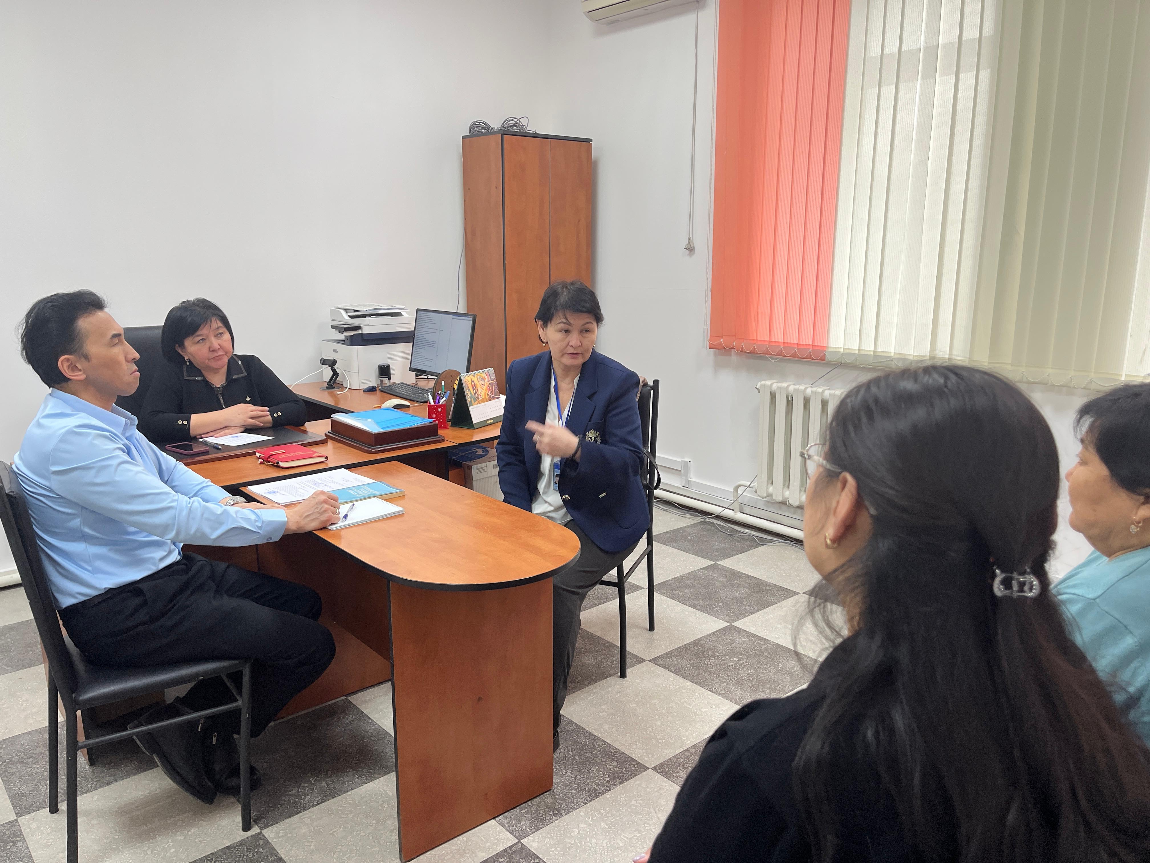 Балқаш аудандық бөлімшесінде зейнетақы және әлеуметтік төлемдерді тағайындау бойынша техникалық сабақ өткізілді