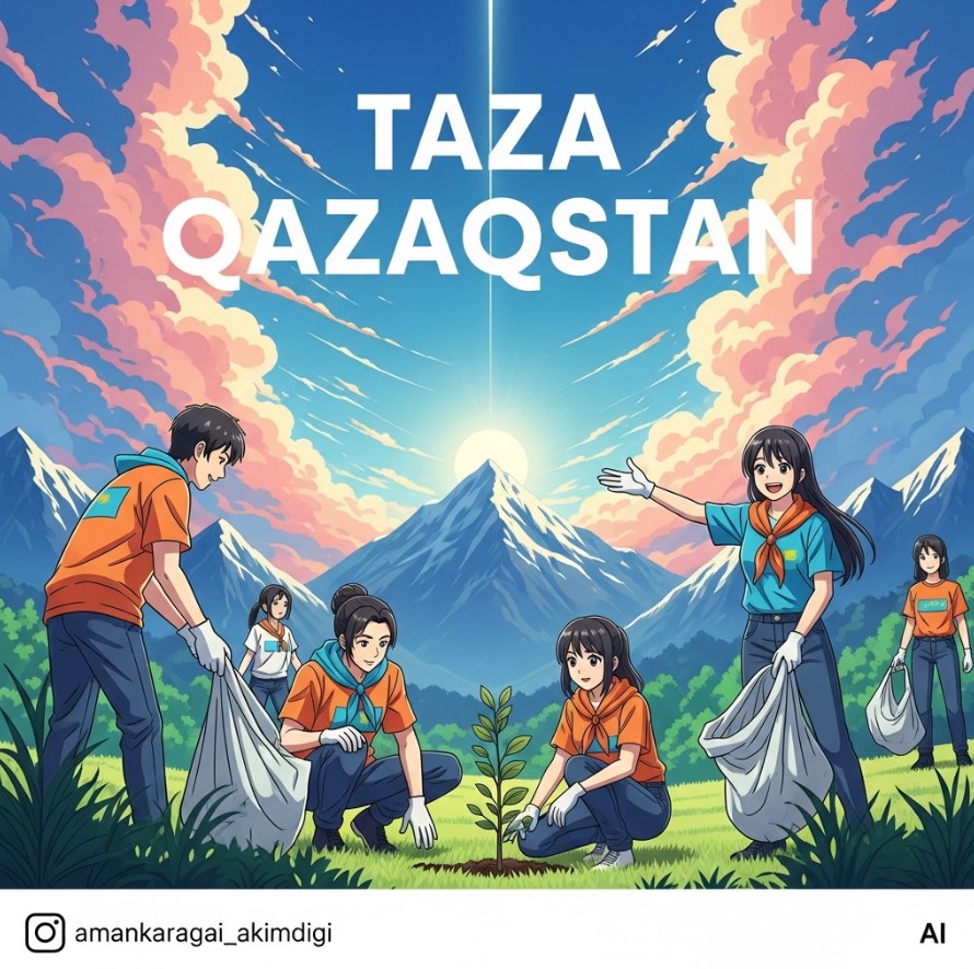 Әрбір қазақстандық табиғатты аялап, тазалықты сақтауға атсалысуы керек.