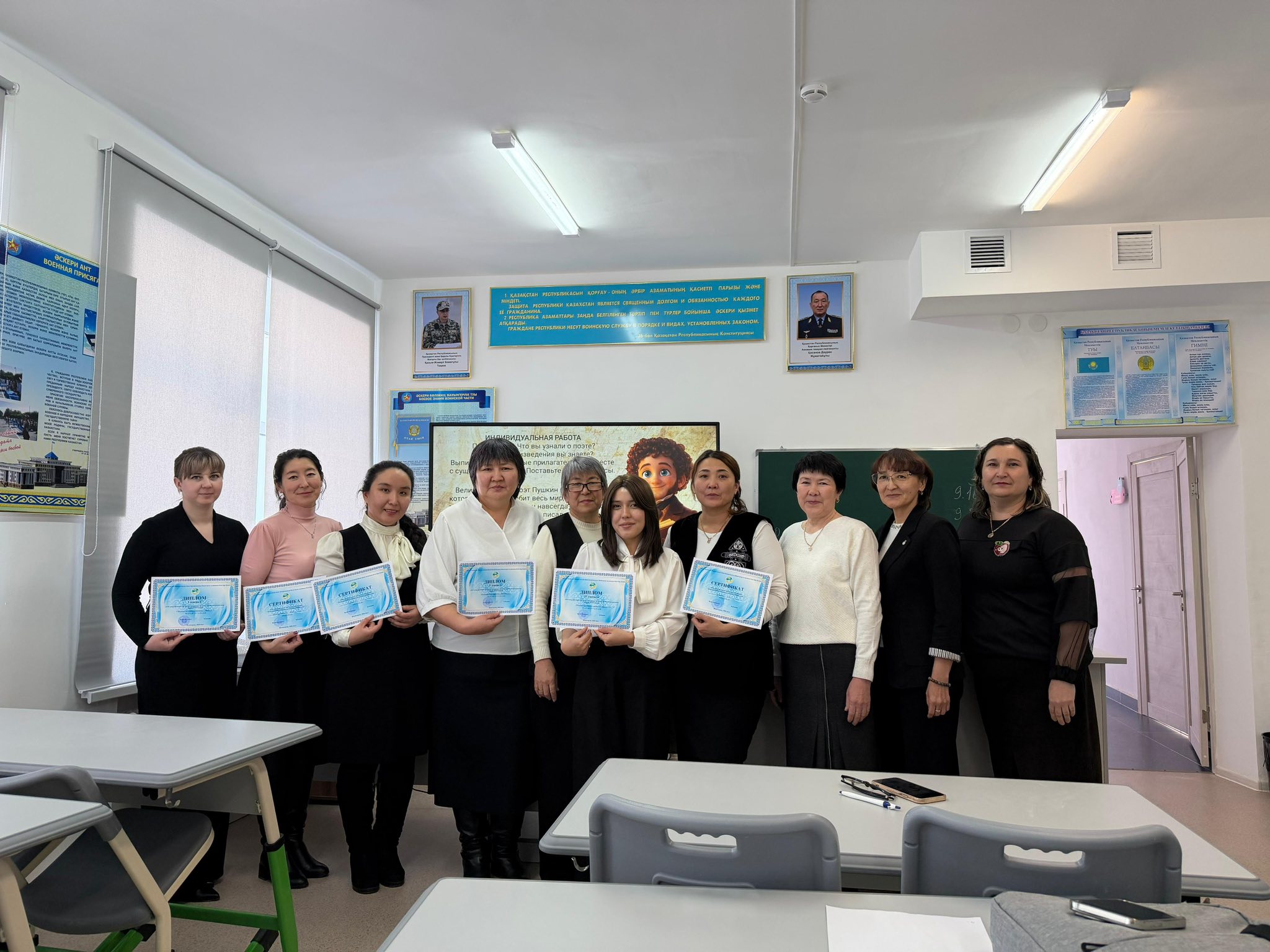 «XXI ғасыр филологі: дәстүр мен инновация» атты аудандық кәсіби олимпиадасы өткізілді.