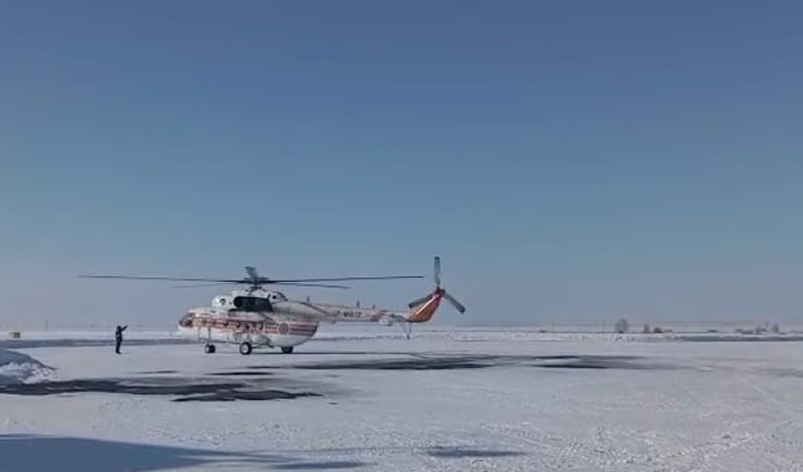 ШҚО-да жаңа туған егіздер ТЖМ тікұшағымен тасымалданды