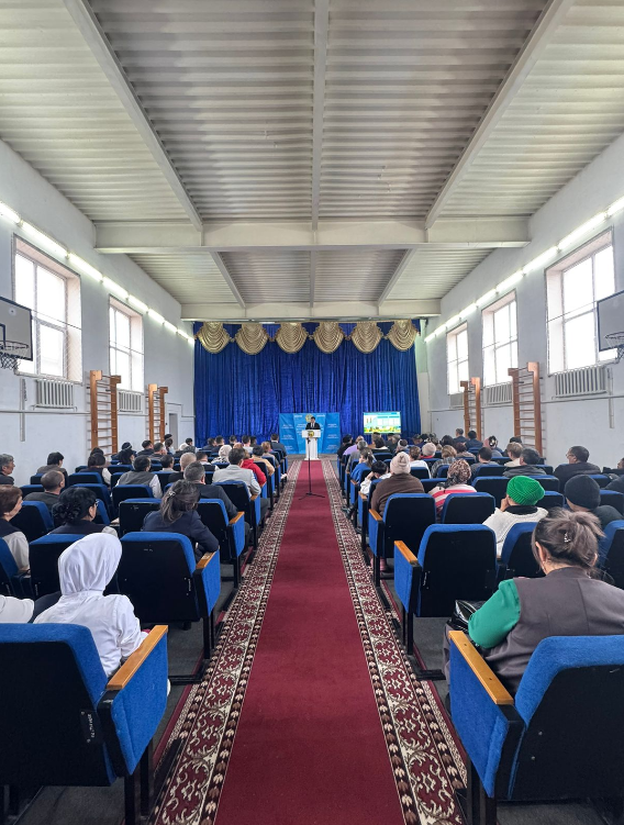 Ескелді ауылдық округінің Қызылжар ауылында халықпен кездесу өтті