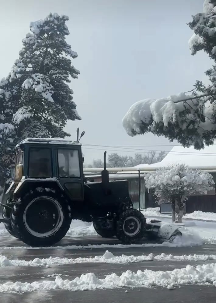 Қардан тазалау жұмыстары жүргізілді