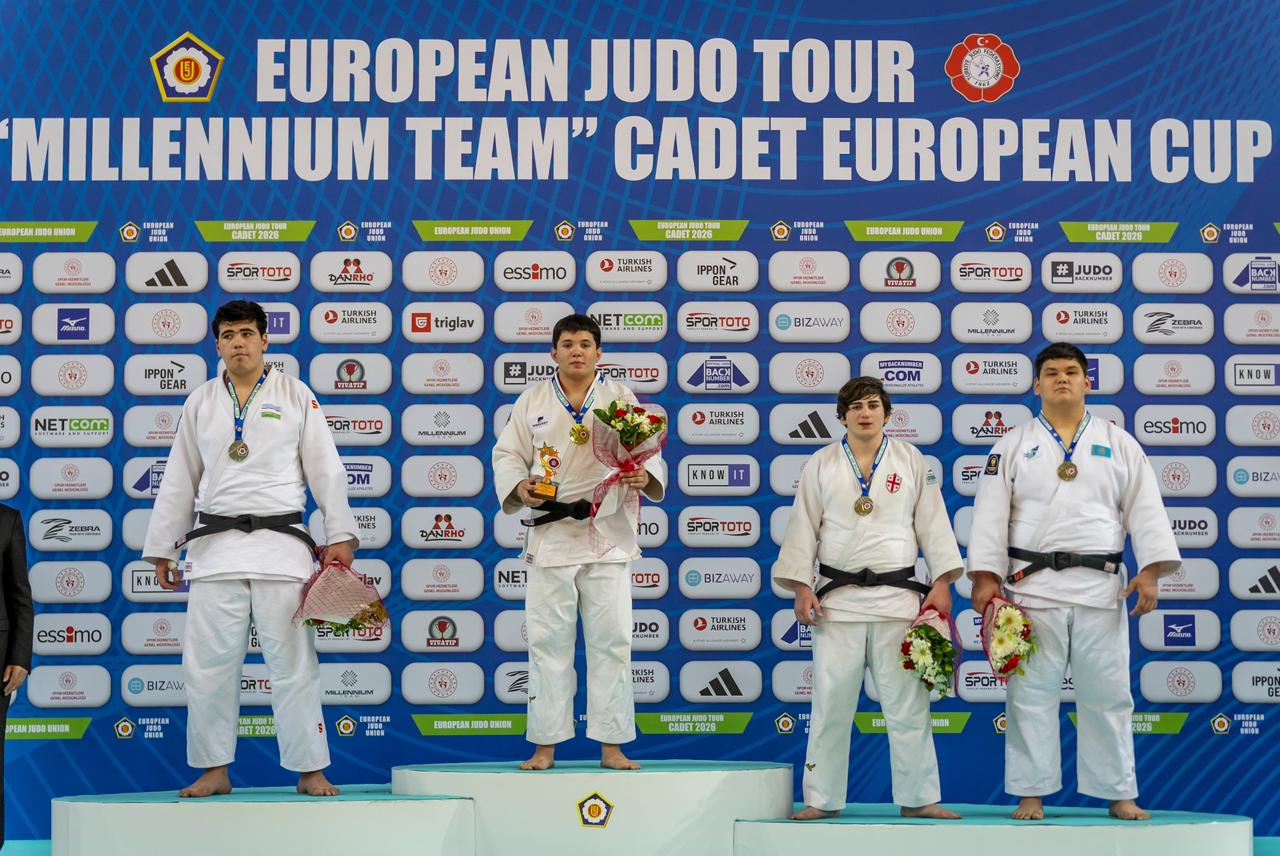 Карагандинские дзюдоисты завоевали две золотые медали на Кубке Европы среди кадетов