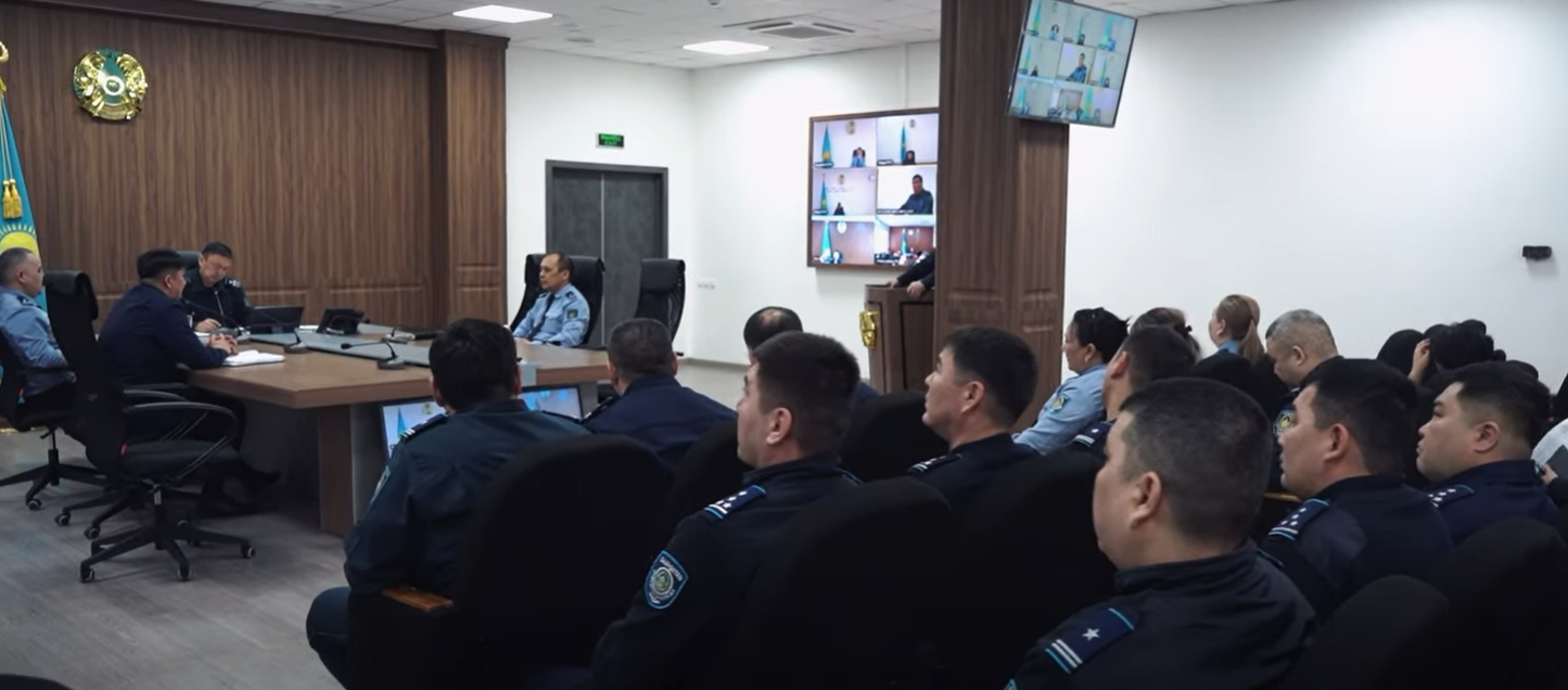 Департаментте қоғамдық қауіпсіздікті қамтамасыз ету мәселелері талқыланды