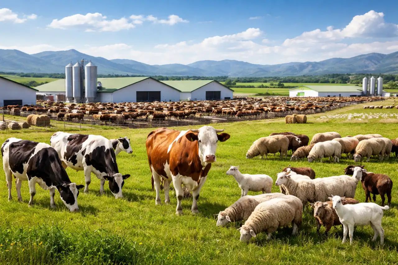 Жамбыл облысында мал шаруашылығы қарқынды дамып келеді: өндіріс көлемі артып, инвестициялар өсуде