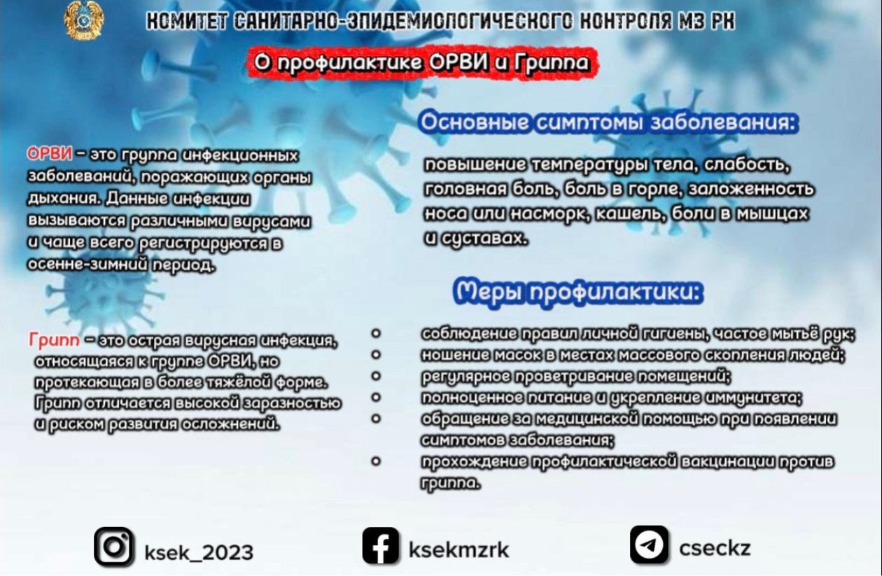О профилактике ОРВИ и гриппа