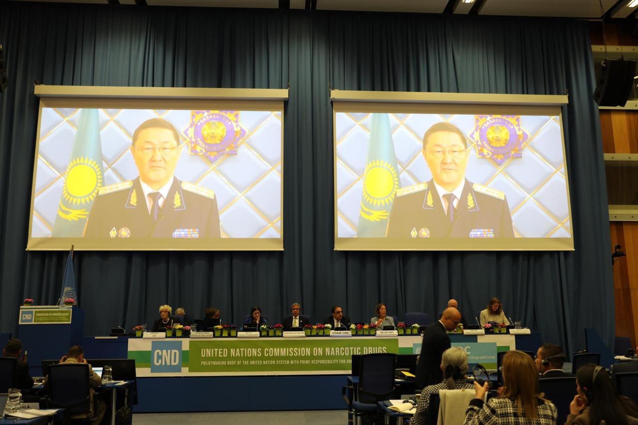 Қазақстан БҰҰ-ның Есірткі жөніндегі комиссиясында: қорғаныс стратегиясынан есірткі бизнесінің табыстарына жаһандық қарсы әрекетке көшу