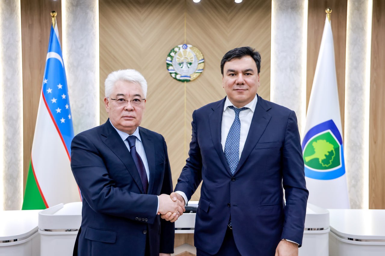Елші Бейбут Атамқұлов Өзбекстан Президентінің экология мәселелері жөніндегі кеңесшісі Азиз Абдухакимовпен кездесті