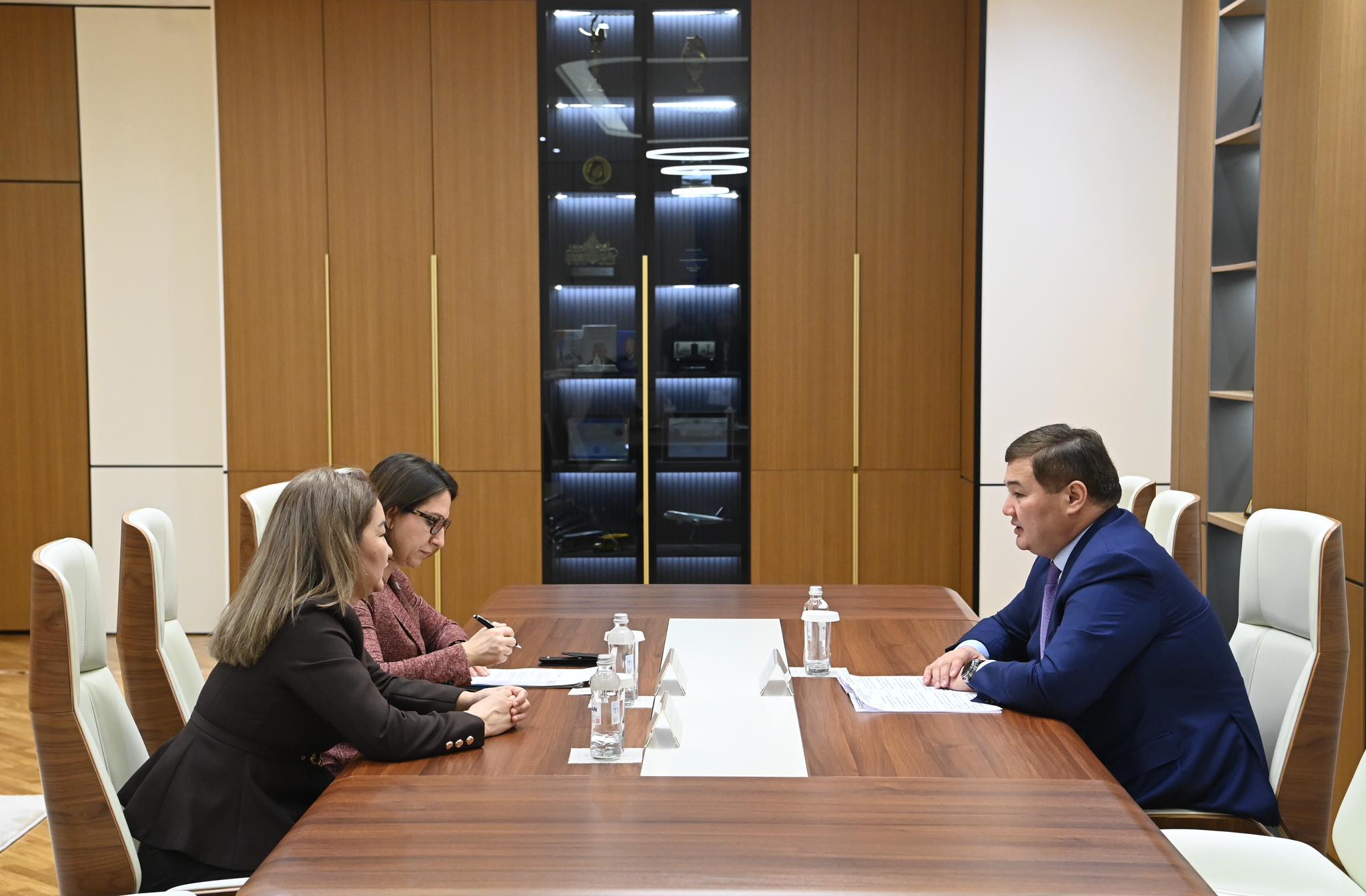 Облыс әкімі Орталық Азиядағы және Қазақстандағы БҰҰ әйелдері координациялық кеңесінің басшысымен кездесті