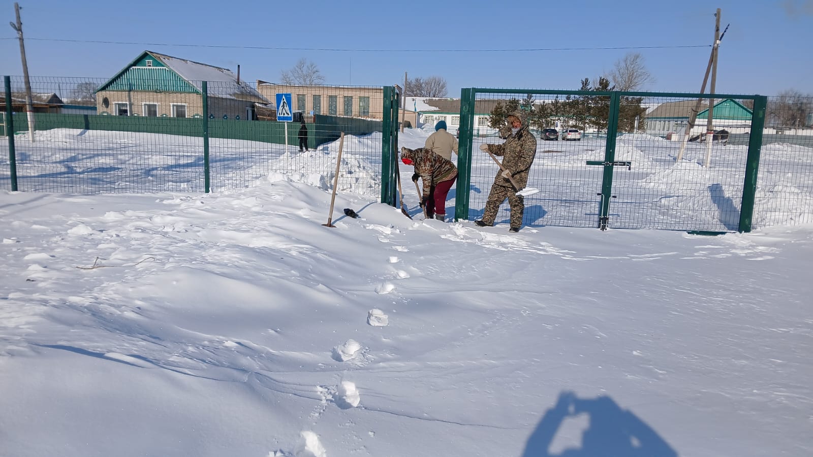 Су тарату пункті аумағын абаттандыру