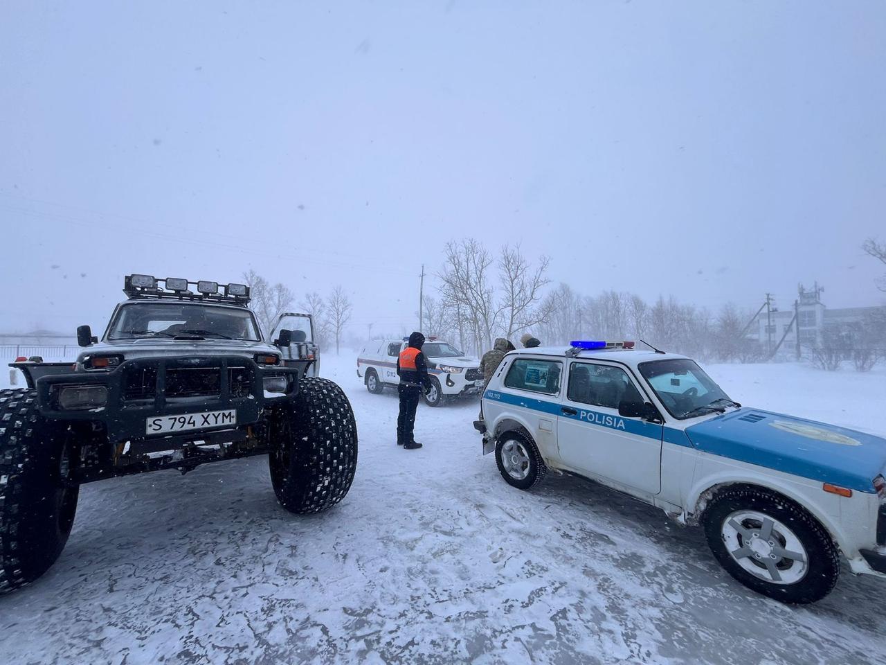 Павлодар облысында қар құрсауынан 30-ға жуық адам құтқарылды