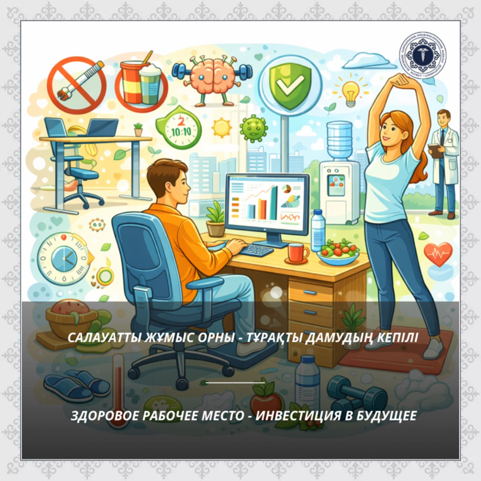 «Салауатты жұмыс орны - тұрақты дамудың кепілі»