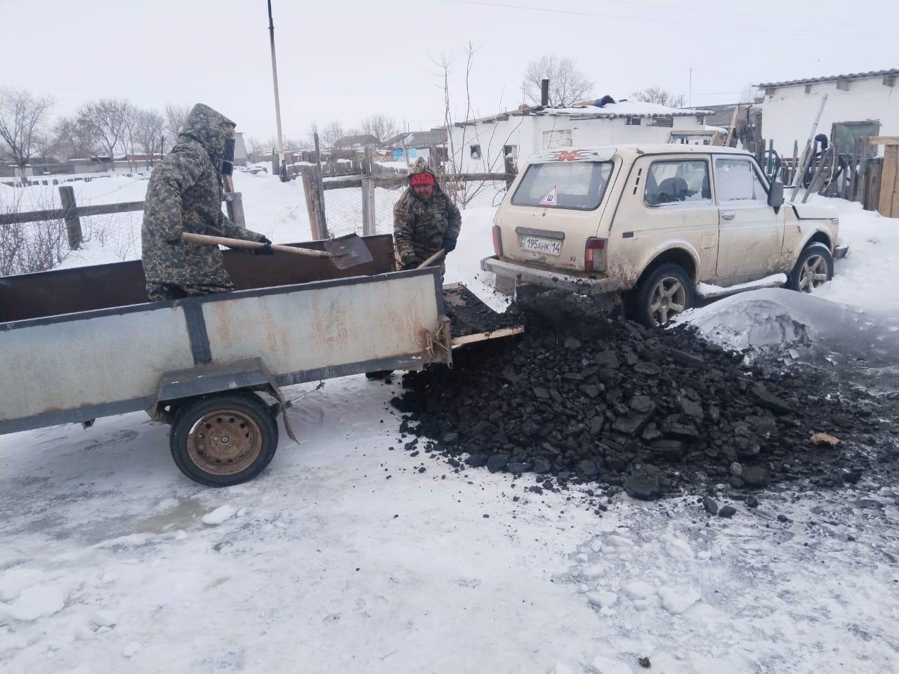 Ауыл тұрғындарын көмірмен қамтамасыз ету бойынша жұмыс