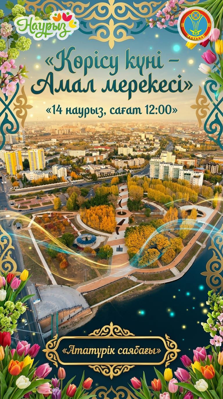 «Көрісу күні – Амал мерекесі»: Астанада ауқымды мәдени іс-шара өтеді
