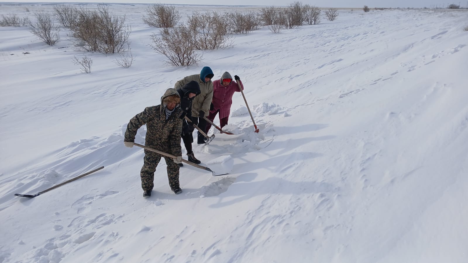 Қар тазалау жұмыстары