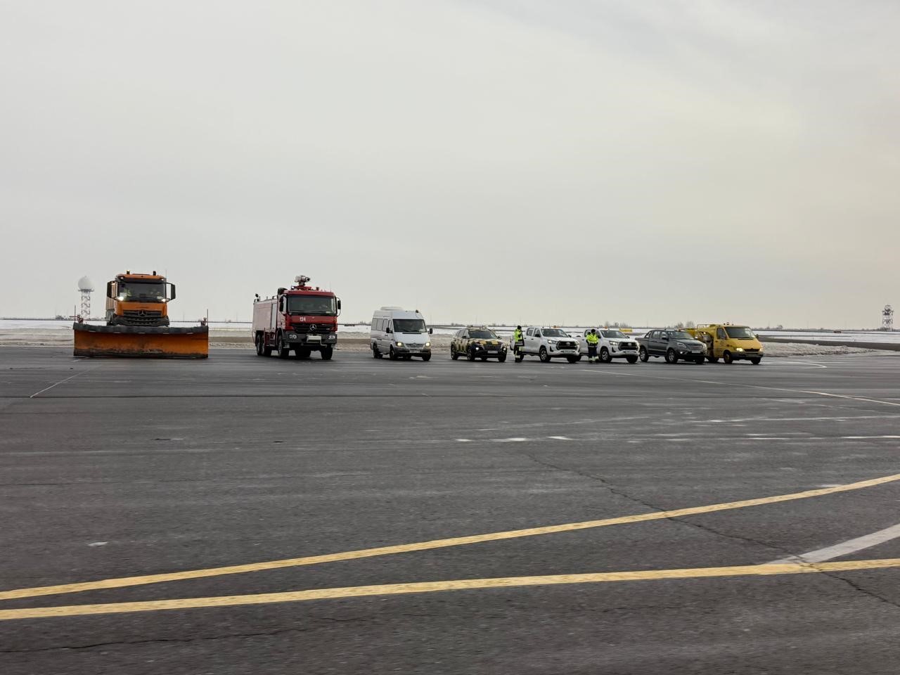 «Час готовности: учения в аэропорту Астаны»