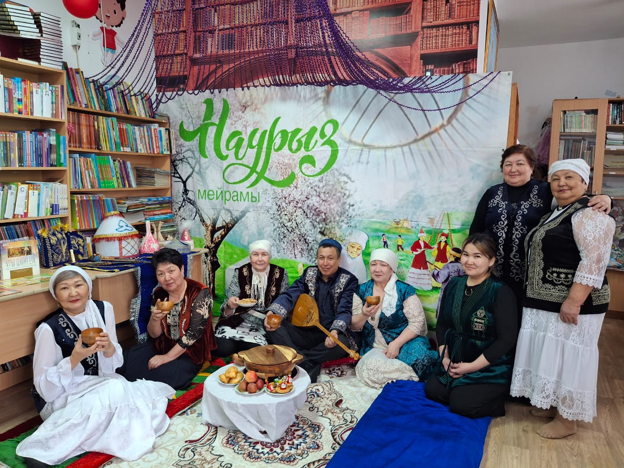 Мерекелік қонақ бөлме «Төрлет, төрлет Наурыз!»