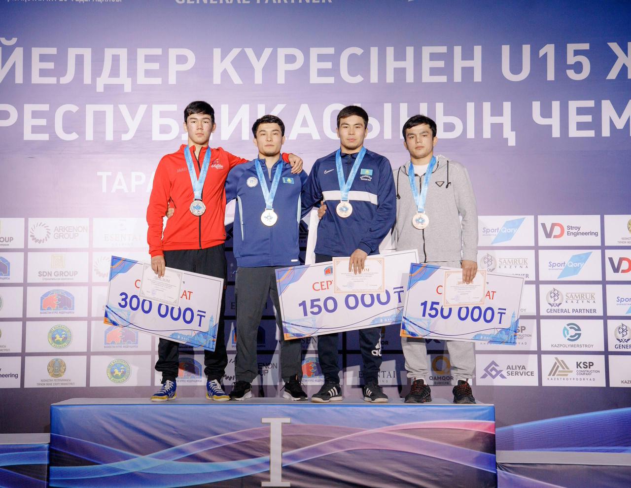 Елордалық балуандар ел чемпионатында бірнеше медаль жеңіп алды