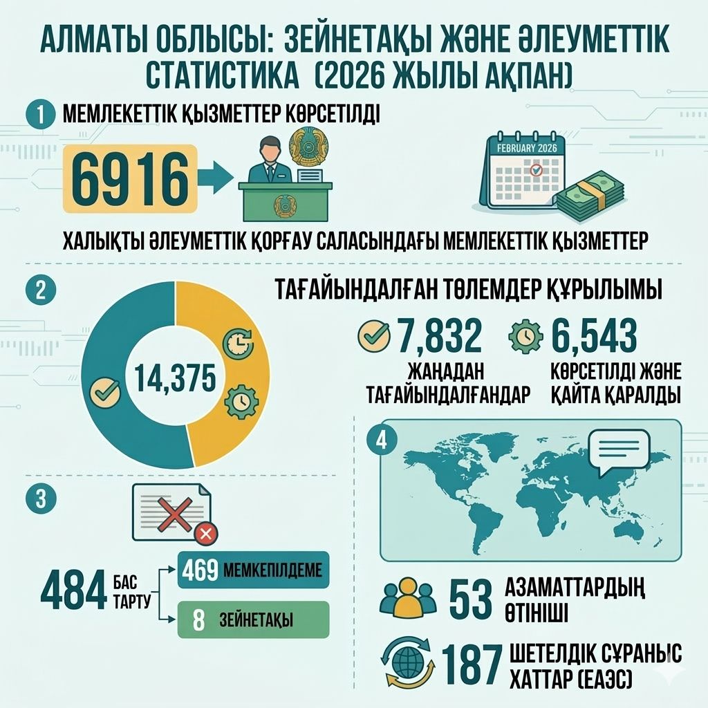 Зейнетақы төлемдері мен жәрдемақыларды тағайындау