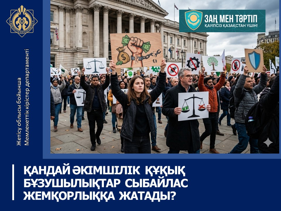 ҚАНДАЙ ӘКІМШІЛІК ҚҰҚЫҚ БҰЗУШЫЛЫҚТАР СЫБАЙЛАС ЖЕМҚОРЛЫҚҚА ЖАТАДЫ?