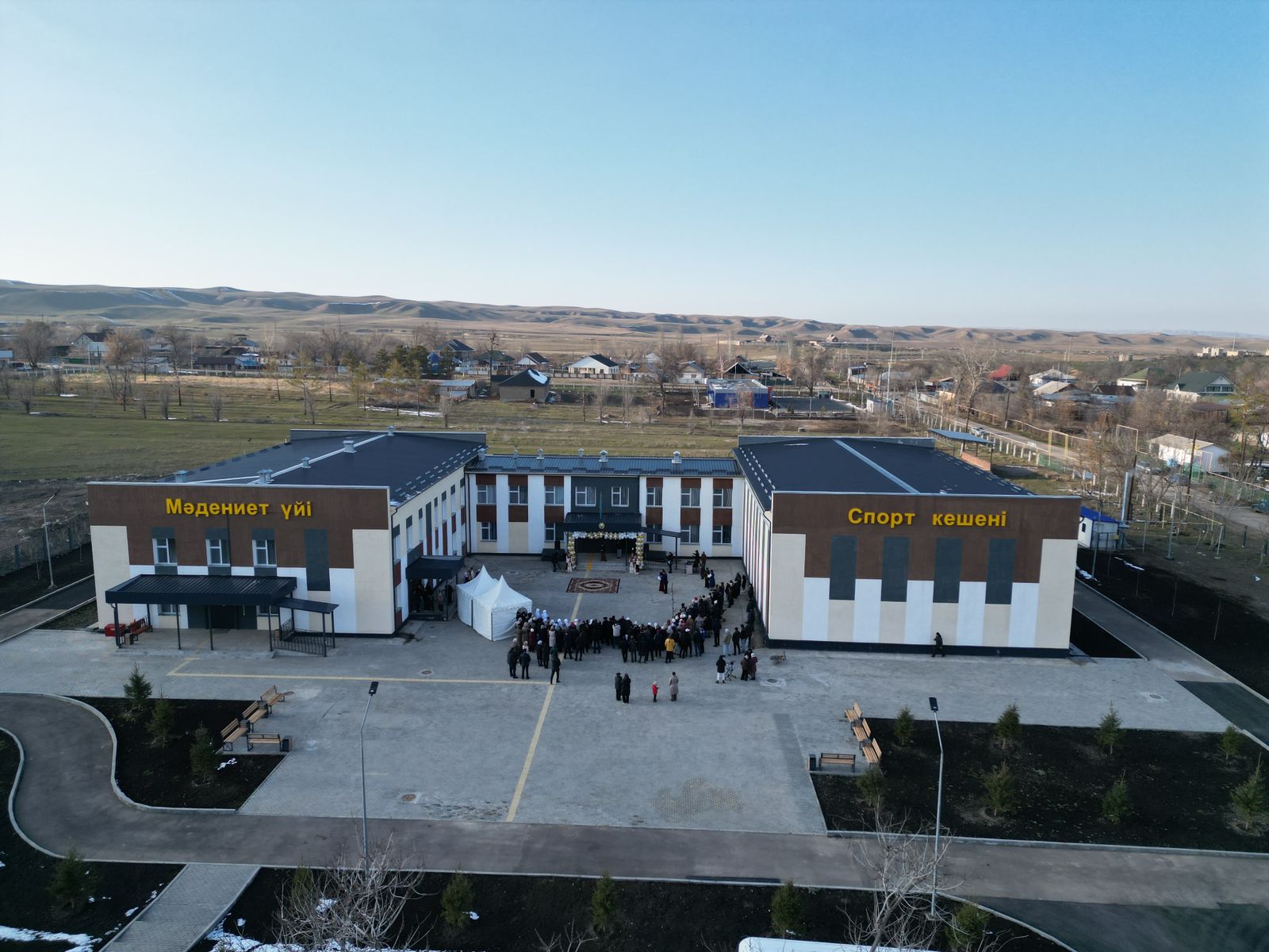 В селе Шиен Жамбылского района введены в эксплуатацию новые социальные объекты