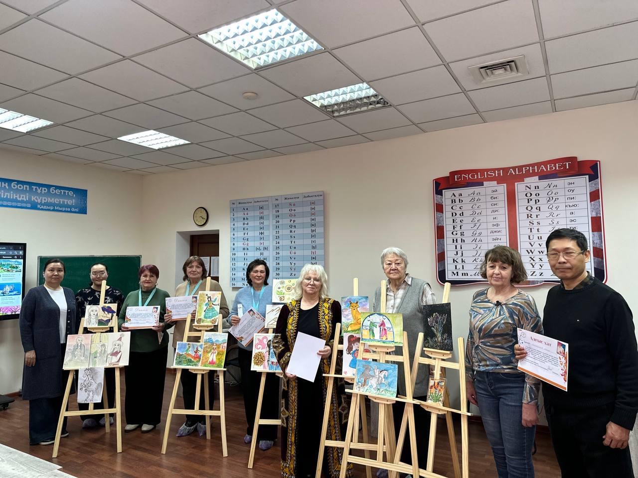 «Көктемнің әсем бояулары»: Астанада зейнеткерлерге арнап шығармашылық байқау өтті