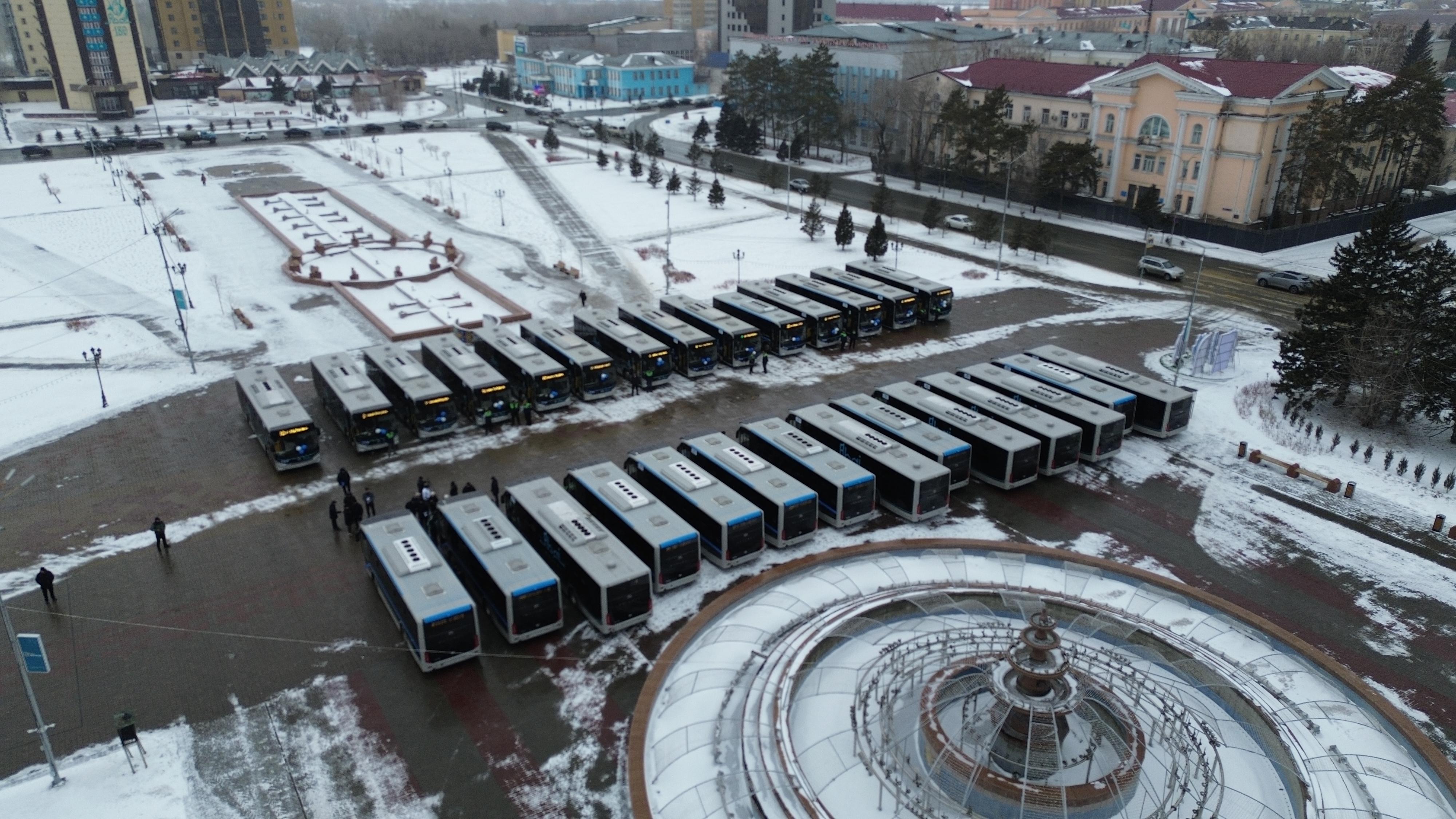 Семей қаласының қоғамдық көлік паркі 32 заманауи автобуспен толықты