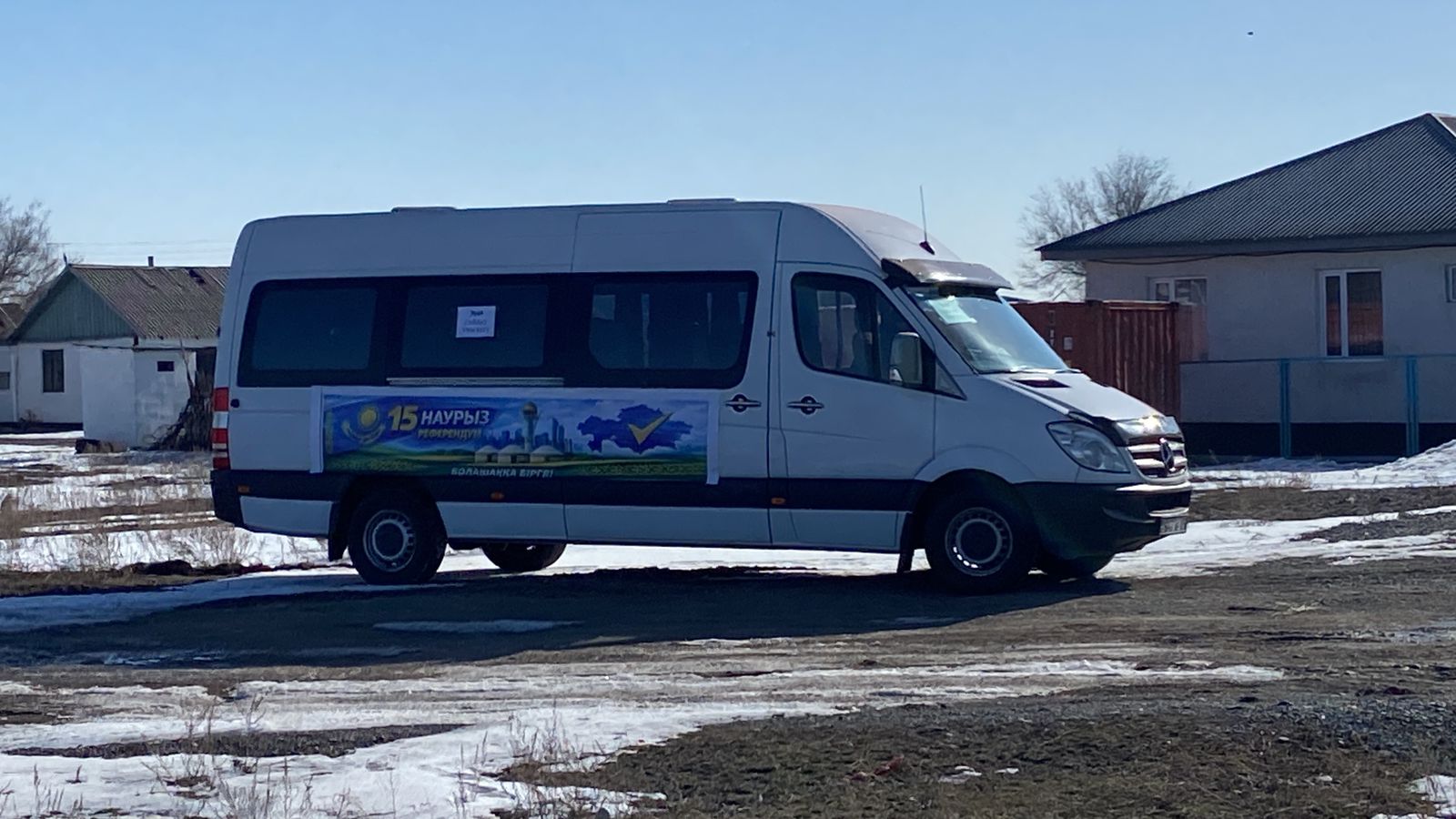 Алакөл ауданында референдум күні қоғамдық көлік тегін қатынауда