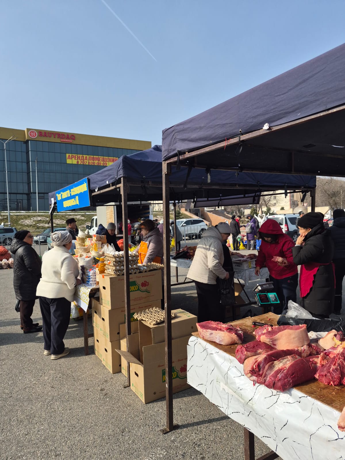 Таразда референдум күні ауыл шаруашылығы өнімдерінің жәрмеңкесі өтті
