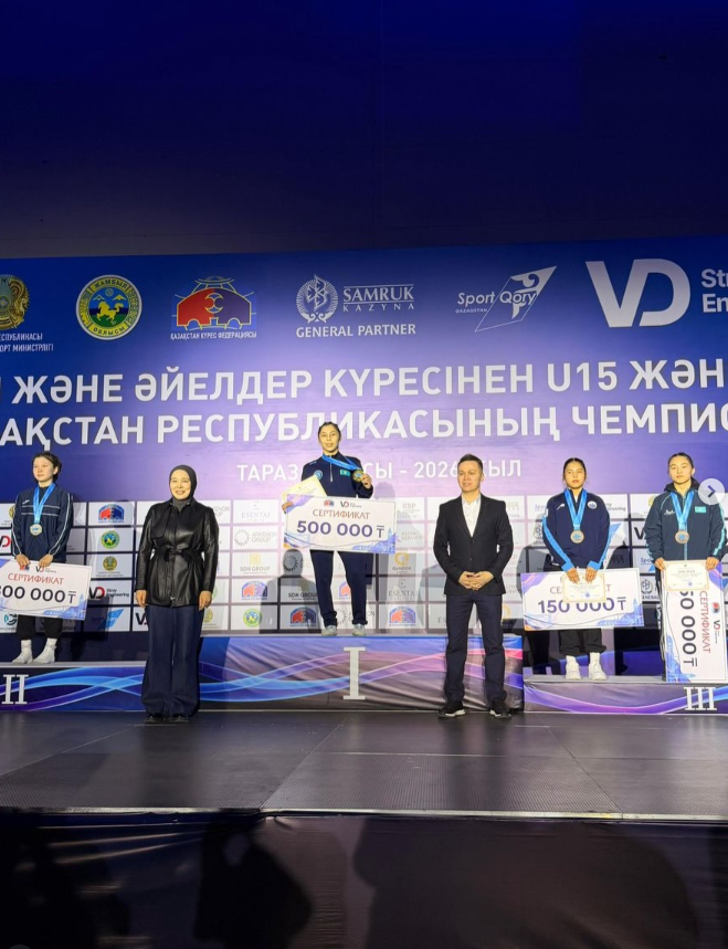 Тараз қаласында өткен Қазақстан Республикасының U23 жас санаты бойынша әйелдер күресінен чемпионатында Закисханова Ақбота сәтті өнер көрсетт