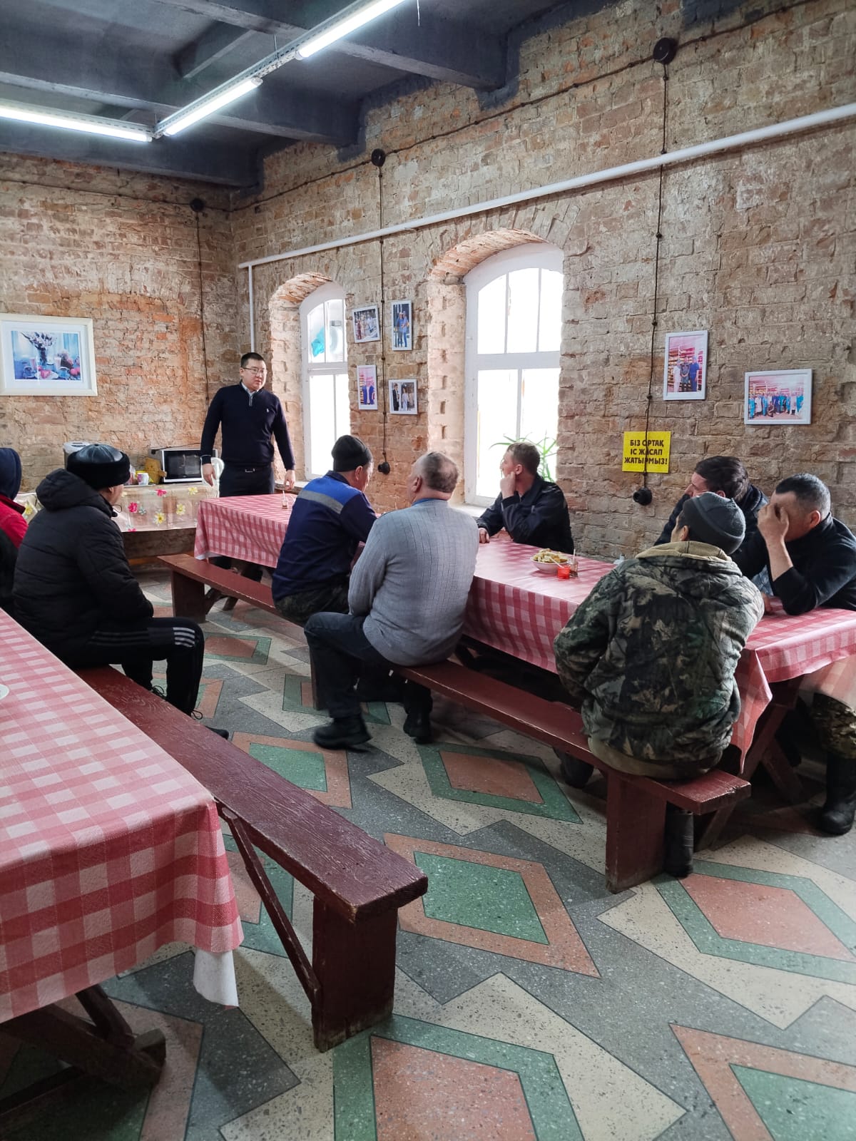 Встреча с коллективом КХ «Пролетарка» (ТОО «Багратион»)