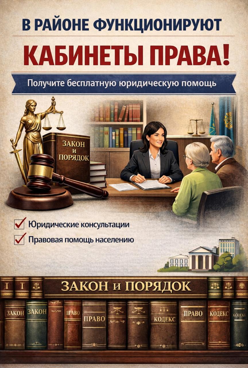 В районе функционируют кабинеты права