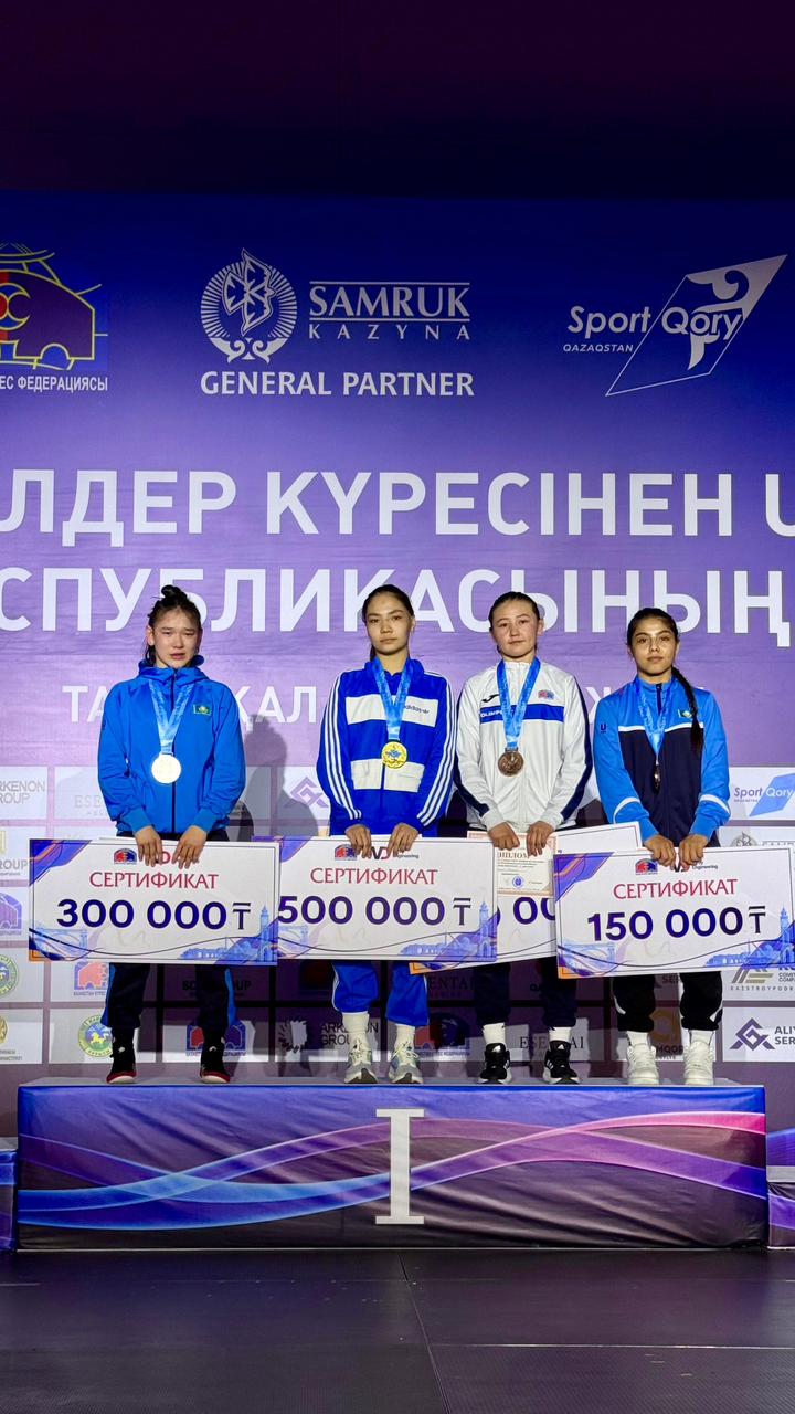 Алматылық спортшы қыздар әйелдер күресінен Қазақстан чемпионатында сәтті өнер көрсетті