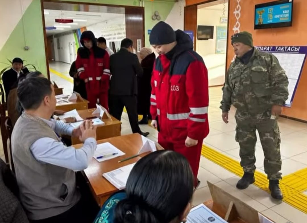 Қарақия ауданында референдум учаскелерінде дауыс беру аяқталды