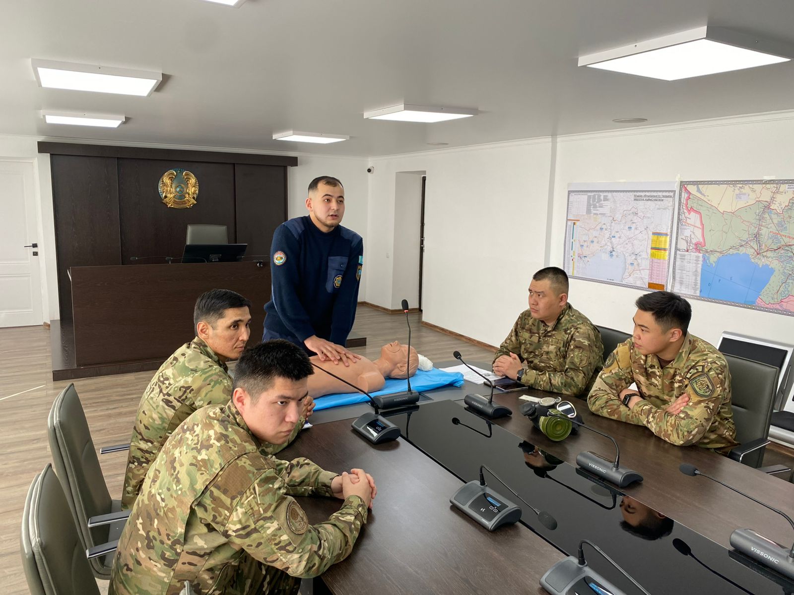 Атырау облысында Дүниежүзілік азаматтық қорғаныс күніне арналған айлық аясында интерактивті сабақтар өтті