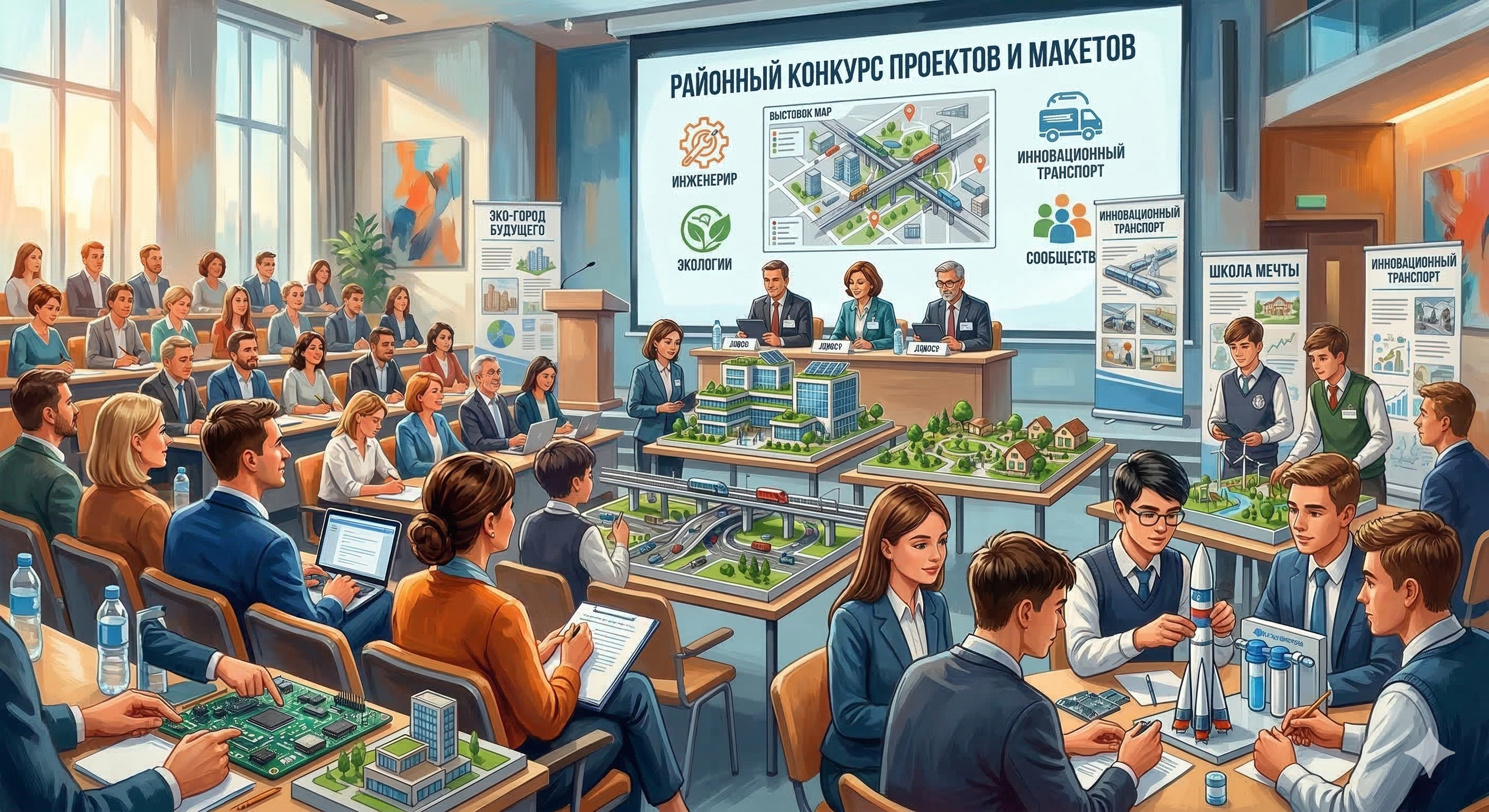 Аудандық жобалар мен макеттер байқауы