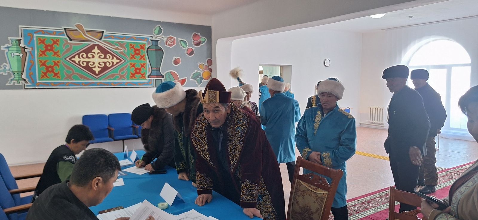 Жыланды ауылында №77 референдум учаскесінде дауыс беру өтті.