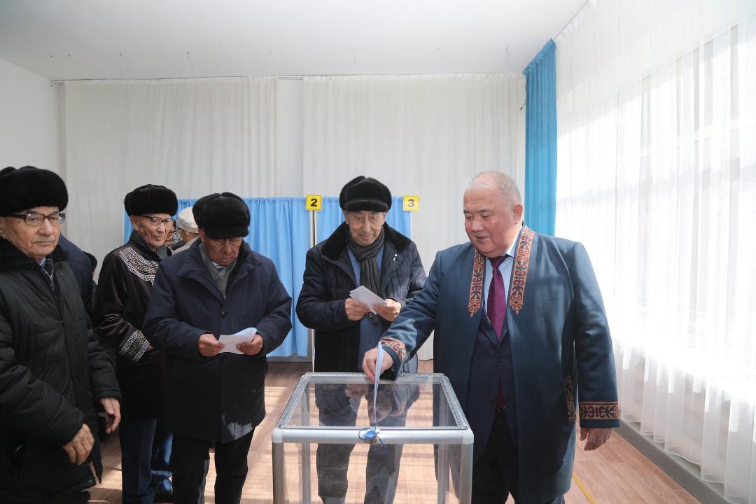 Аудан әкімі Республикалық референдумда өз таңдауын жасады