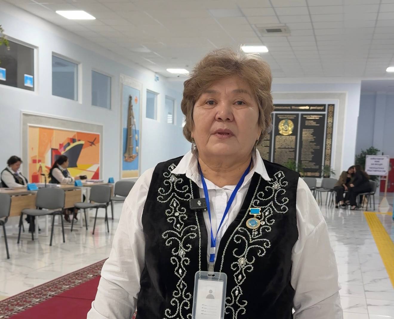 Нұрсұлу Сейдалиева: Ақтауда референдумға қатысу белсенді өтіп жатыр